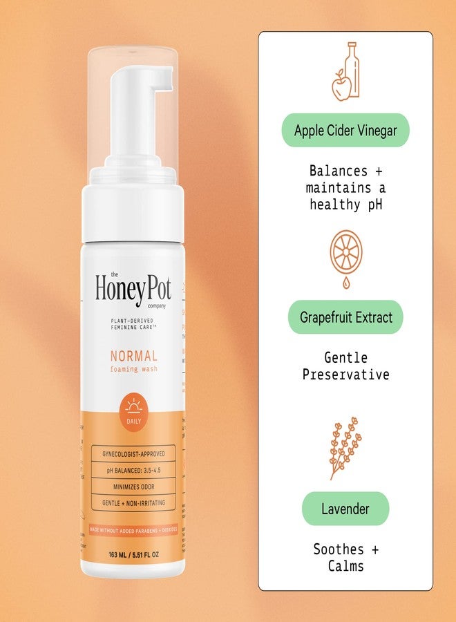 The Honey Pot Company - Feminine Wash - Herbal Infused - Sensitive Skin Types - PH Balanced Plant Based Hygiene Products - Normal - 5.51 Fluid Oz. - Image 2